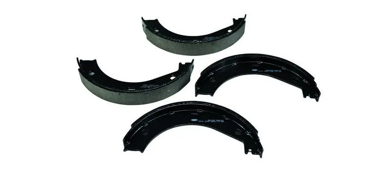 Handler.Part Brake shoe set, parking brake HELLA 8DA355050311 1