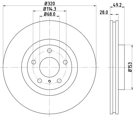 Handler.Part Brake disc HELLA 8DD355114101 4