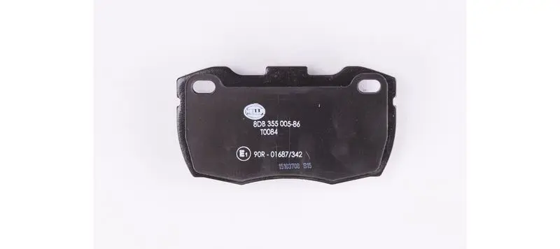 Handler.Part Brake pad set, disc brake HELLA 8DB355005861 2