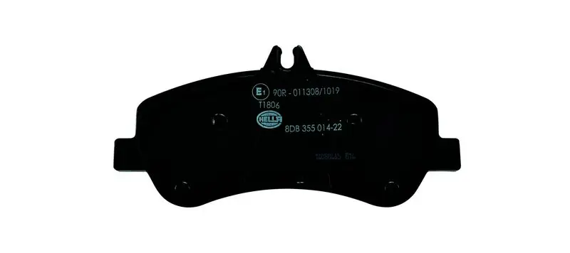 Handler.Part Brake pad set, disc brake HELLA 8DB355014221 2