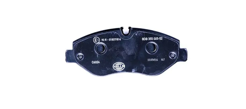 Handler.Part Brake pad set, disc brake HELLA 8DB355005521 2