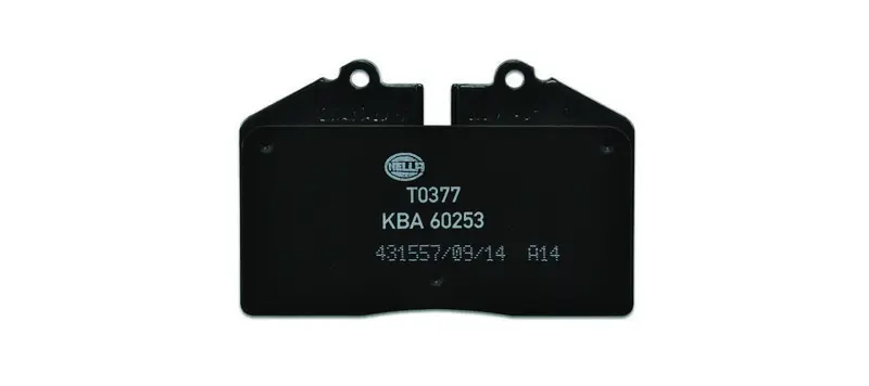 Handler.Part Brake pad set, disc brake HELLA 8DB355006351 2