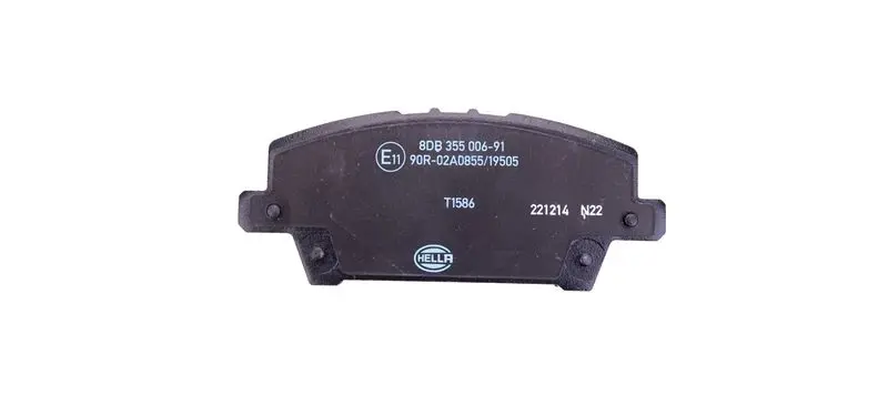 Handler.Part Brake pad set, disc brake HELLA 8DB355006911 2