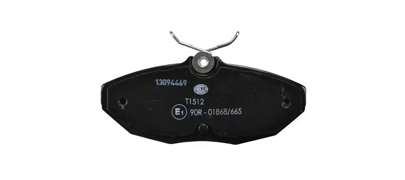 Handler.Part Brake pad set, disc brake HELLA 8DB355011961 2