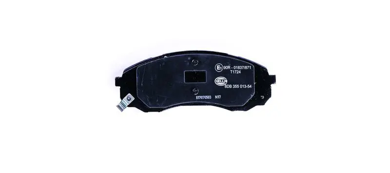 Handler.Part Brake pad set, disc brake HELLA 8DB355013541 2