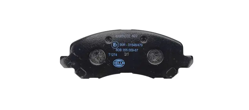 Handler.Part Brake pad set, disc brake HELLA 8DB355009671 2