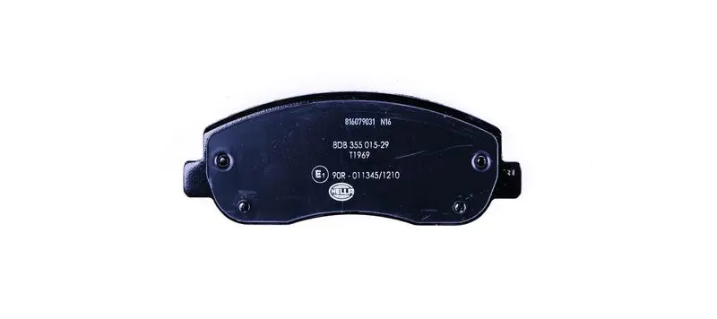 Handler.Part Brake pad set, disc brake HELLA 8DB355015291 2