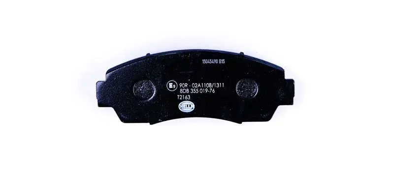 Handler.Part Brake pad set, disc brake HELLA 8DB355019761 2