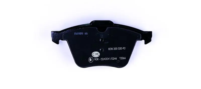 Handler.Part Brake pad set, disc brake HELLA 8DB355020921 2