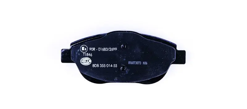 Handler.Part Brake pad set, disc brake HELLA 8DB355014551 2