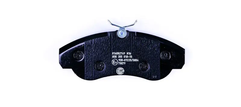 Handler.Part Brake pad set, disc brake HELLA 8DB355018151 2