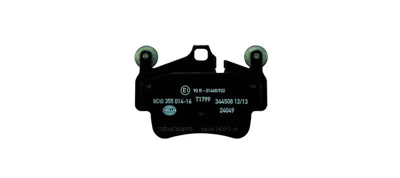 Handler.Part Brake pad set, disc brake HELLA 8DB355014161 2