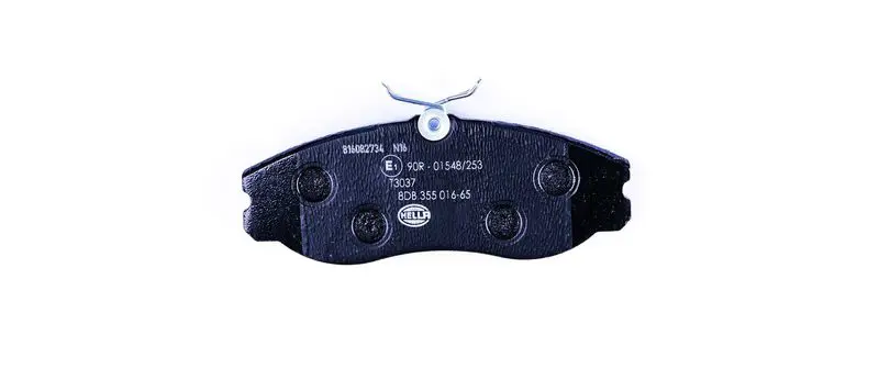 Handler.Part Brake pad set, disc brake HELLA 8DB355016651 2