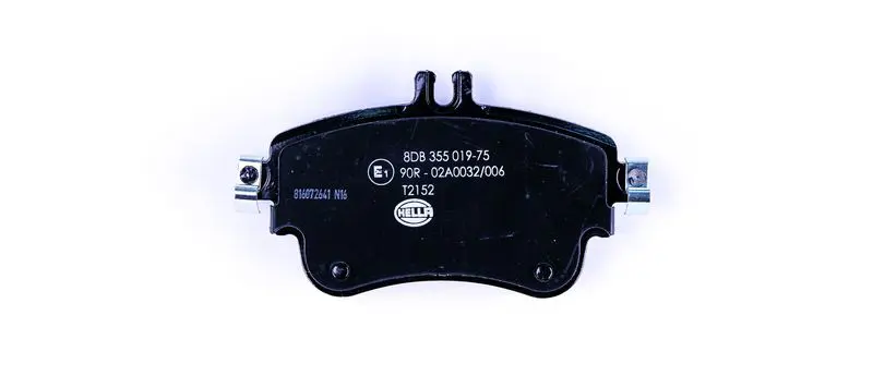 Handler.Part Brake pad set, disc brake HELLA 8DB355019751 2