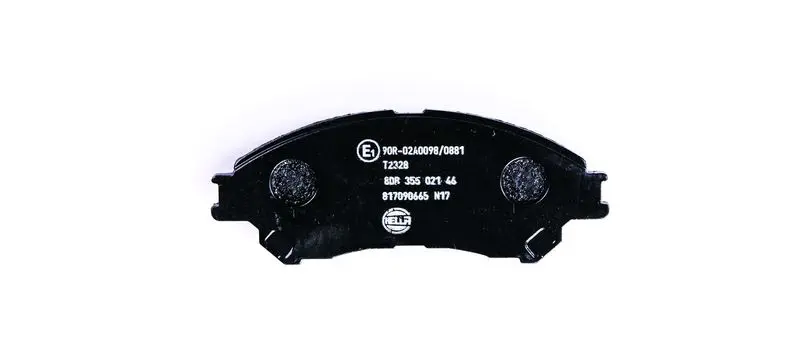 Handler.Part Brake pad set, disc brake HELLA 8DB355021461 2