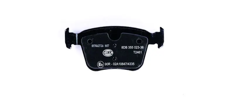 Handler.Part Brake pad set, disc brake HELLA 8DB355023361 2