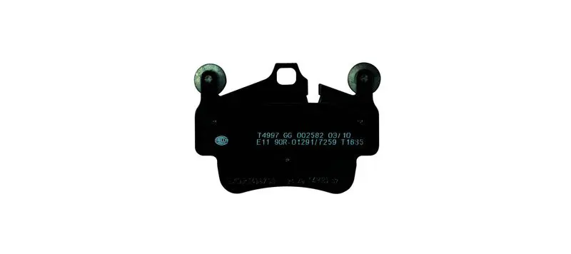 Handler.Part Brake pad set, disc brake HELLA 8DB355012721 2