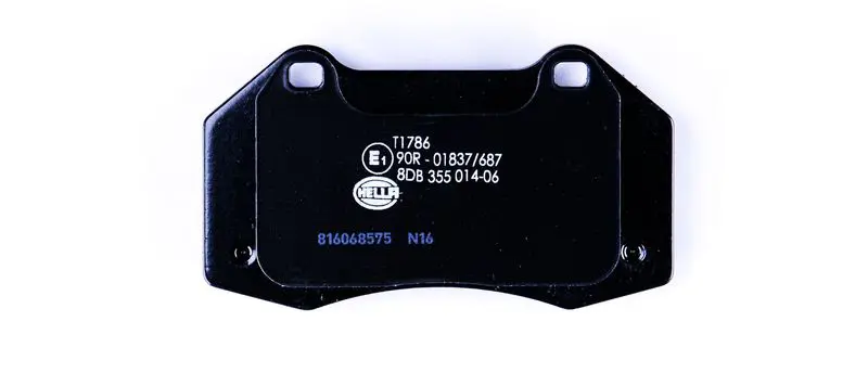 Handler.Part Brake pad set, disc brake HELLA 8DB355014061 2