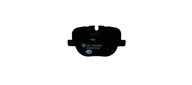 Handler.Part Brake pad set, disc brake HELLA 8DB355015451 2