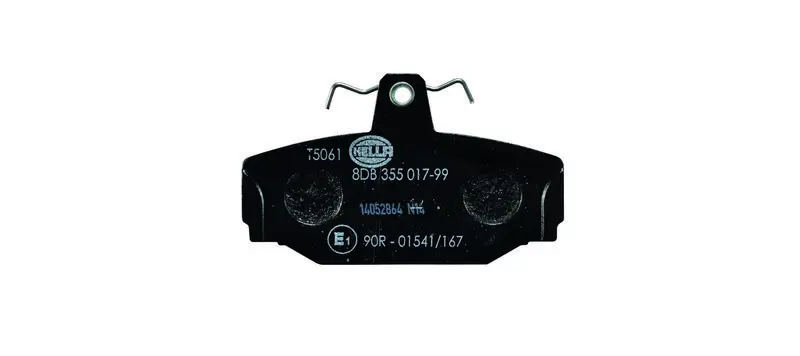 Handler.Part Brake pad set, disc brake HELLA 8DB355017991 2