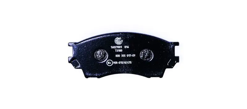 Handler.Part Brake pad set, disc brake HELLA 8DB355017091 2