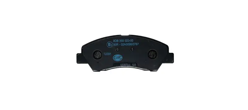 Handler.Part Brake pad set, disc brake HELLA 8DB355023001 2