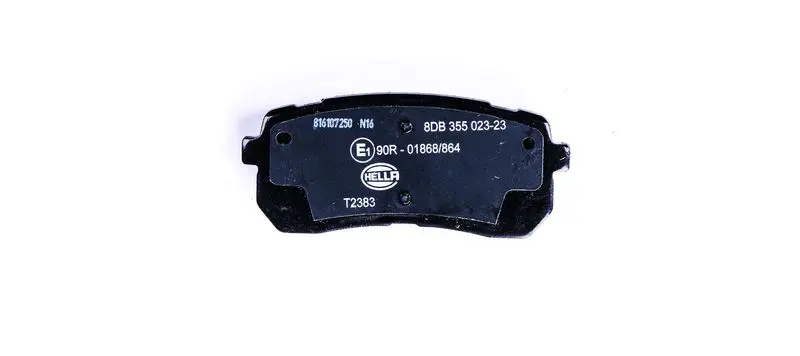 Handler.Part Brake pad set, disc brake HELLA 8DB355023231 2