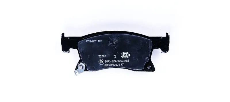 Handler.Part Brake pad set, disc brake HELLA 8DB355024771 2