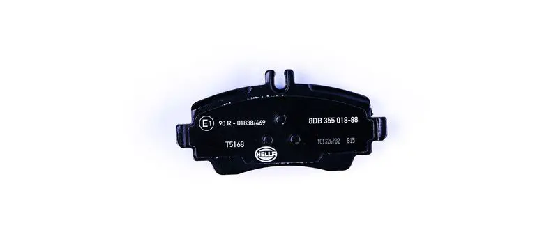 Handler.Part Brake pad set, disc brake HELLA 8DB355018881 2