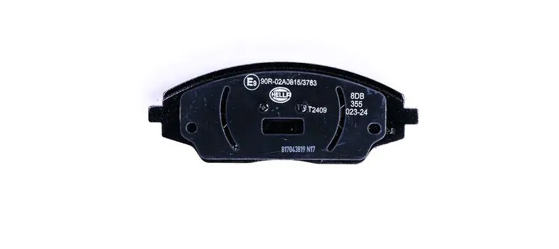 Handler.Part Brake pad set, disc brake HELLA 8DB355023241 2