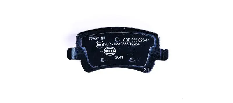 Handler.Part Brake pad set, disc brake HELLA 8DB355025411 2