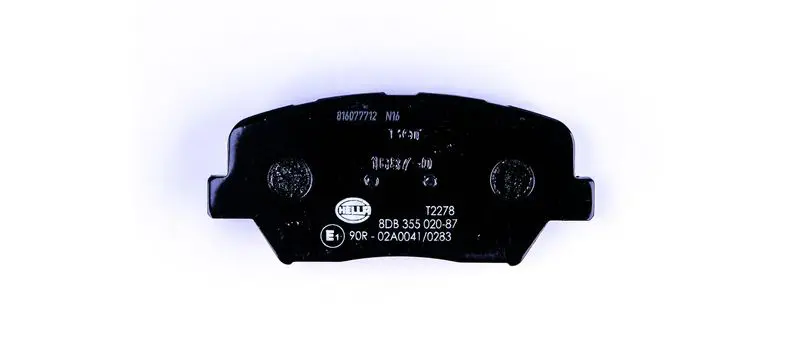 Handler.Part Brake pad set, disc brake HELLA 8DB355020871 2