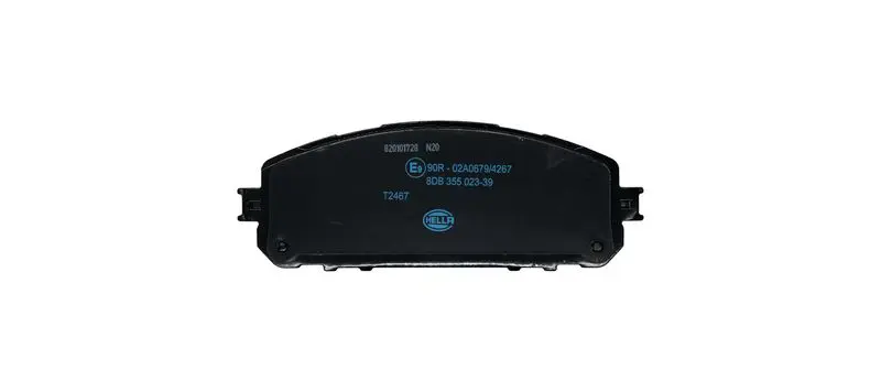 Handler.Part Brake pad set, disc brake HELLA 8DB355023391 2