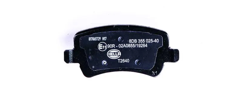 Handler.Part Brake pad set, disc brake HELLA 8DB355025401 2