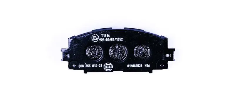 Handler.Part Brake pad set, disc brake HELLA 8DB355014311 2