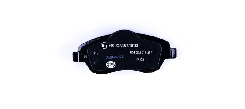 Handler.Part Brake pad set, disc brake HELLA 8DB355018511 2