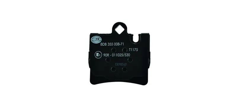 Handler.Part Brake pad set, disc brake HELLA 8DB355008711 2