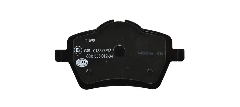 Handler.Part Brake pad set, disc brake HELLA 8DB355012341 2