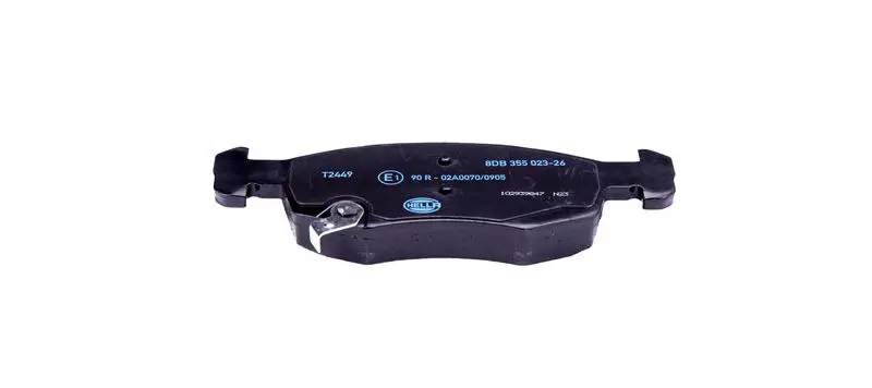 Handler.Part Brake pad set, disc brake HELLA 8DB355023261 3