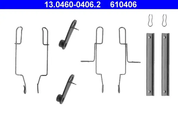 Handler.Part Accessory kit, disc brake pads ATE 13046004062 1