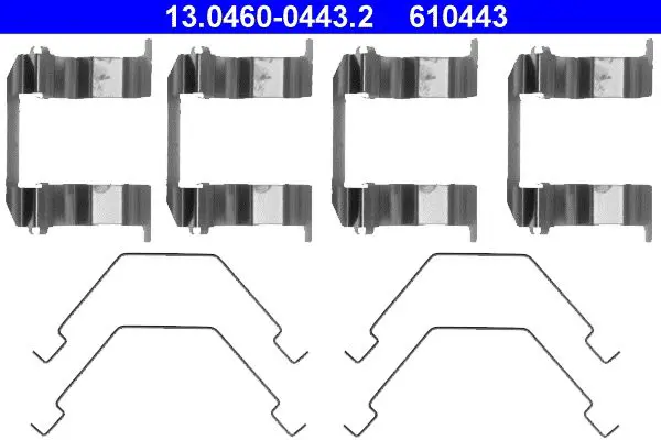 Handler.Part Accessory kit, disc brake pads ATE 13046004432 1