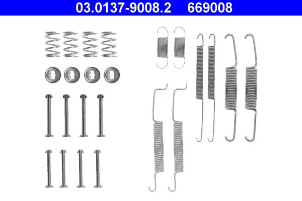 Handler.Part Accessory kit, brake shoes ATE 03013790082 1