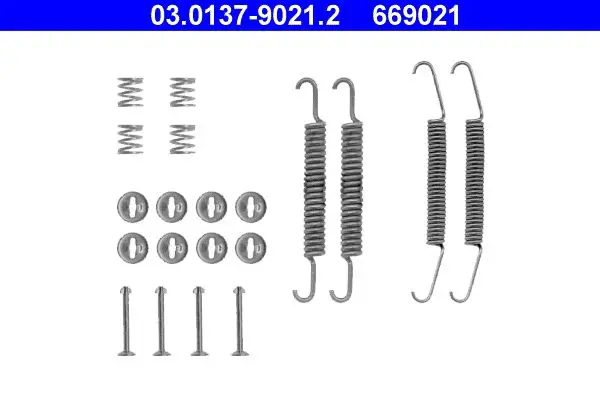 Handler.Part Accessory kit, brake shoes ATE 03013790212 1