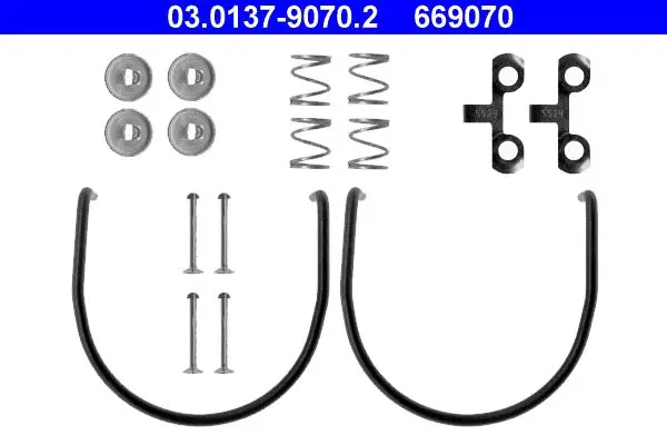 Handler.Part Accessory kit, brake shoes ATE 03013790702 1