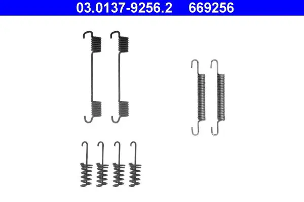 Handler.Part Accessory kit, parking brake shoes ATE 03013792562 1