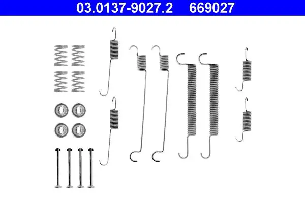 Handler.Part Accessory kit, brake shoes ATE 03013790272 1