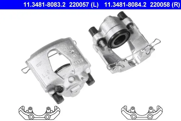 Handler.Part Brake caliper ATE 11348180842 1