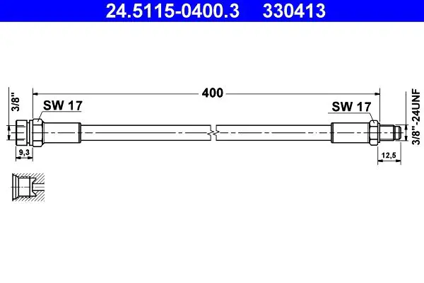 Handler.Part Brake hose ATE 24511504003 1