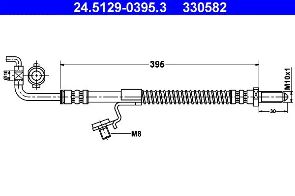 Handler.Part Brake hose ATE 24512903953 1