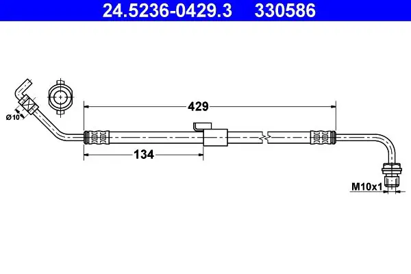 Handler.Part Brake hose ATE 24523604293 1